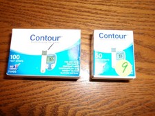 EXPIRED 9/25 Contour Diabetic Test Strips, 1 Box 100, 1 Box 50 150 total