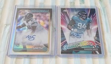 2024 Topps Chrome - Rookie Autographs Maason Smith And Future Stars Auto 2 Cards