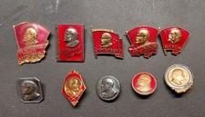 Alte 10 UdSSR Abzeichen Lenin