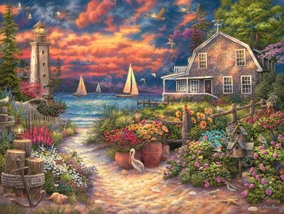 DAC Diamond Art Club - Peace After the Storm by Chuck Pinson - New Open Box
