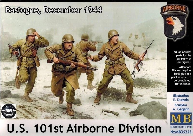 Masterbox 35253 U.S. 101st Airborne Division Bastogne December 1944  1:35 KIT