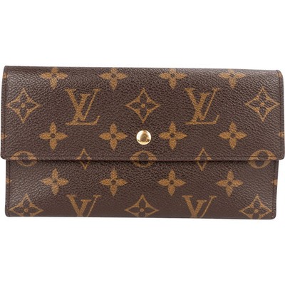 Louis Vuitton Monogram Canvas Sarah Wallet Portemonnaie Geldbörse