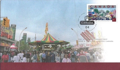 CANADA 2004 CANADIAN NATIONAL EXHIBITION, TORONTO FIRST DAY COVER !! M142