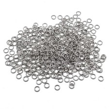 2000Pcs 6mm Stainless Steel Jump Rings 18 Gauge O Rings for Jewelry Making