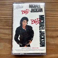 Michael Jackson "Bad" Cassette Tape Record LP