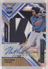2018 Panini Elite Extra Edition Blue 3/10 Nathan Lukes #FTSA-NL Auto hg6