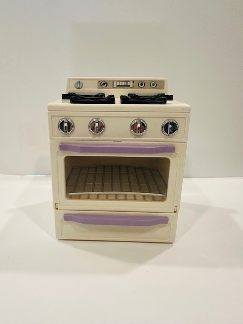 TYCO Kitchen Littles Deluxe Stove Oven Vintage 1996 Complete, WORKS!!!
