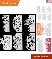 Versatile 6 Pcs Metal Die Cuts - Perfect for Scrapbooking, Card Making & More