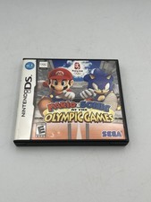Nintendo DS Mario & Sonic Olympic Winter Games Game and Case TESTED