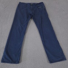 Goodfellow Jeans Mens 36x32 Blue Slim Straight Total Flex Dark Wash Twill Preppy