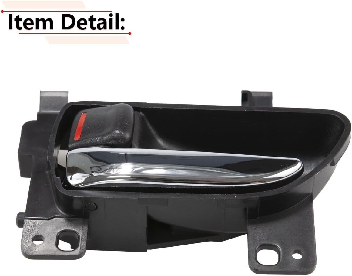 RLB-HILON Left Driver Side Interior Door Handle Compatible with Subaru Chrome 