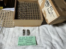 2 GE 5-Star 6005 aka 6AQ5W NOS Vacuum Tubes 1959 12-Watts for Radios & Audio VTG