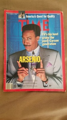 Time Magazine ''ARSENIO'' TV's Hip Host Grabs Post-Carson Generation Nov. 13,1989