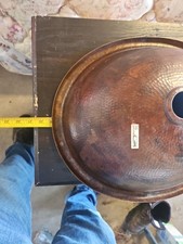 Native Trails CPS40 Copper Rolled Classic 18-1/2" Copper Drop In Bathroom Sink