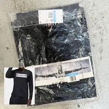 *NEW* Men NIKE AIR JORDAN Long-Sleeve Crew-Neck T-Shirt BLACK (HV4563 010) 👍