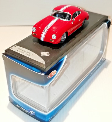 Solido 1:43 PKW Porsche 356 Carrera Coupe 1956 OVP S431079 Die Cast Metal