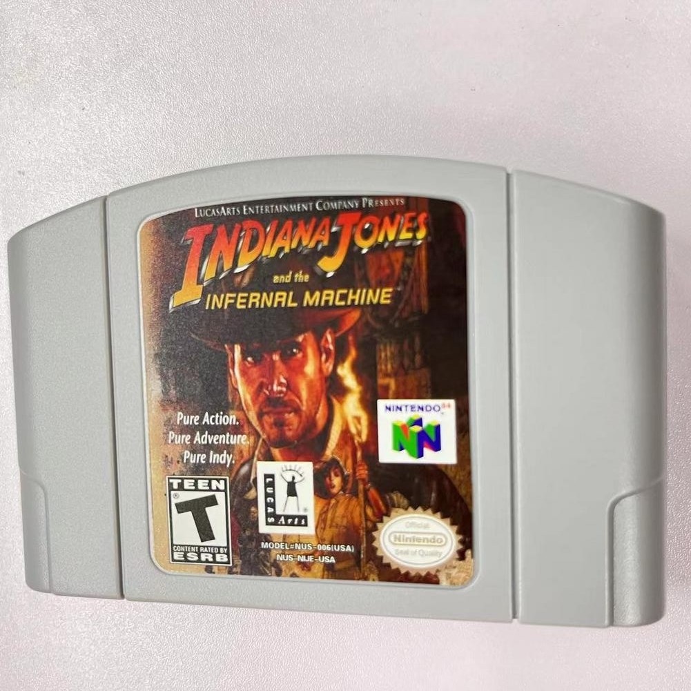 Indiana Jones and the Infernal Machine - Nintendo 64 (N64) Near mint