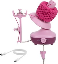 Yarn Winder, Electric Wool Winder for Crocheting, Compact Yarn Cake Winder with