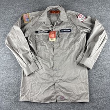 Red Kap Men's Long Sleeve Utility Uniform Shirt Medium RG