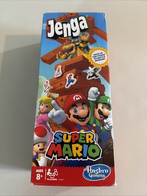 Official Nintendo Super Mario Edition Jenga Tabletop Board Game - Used