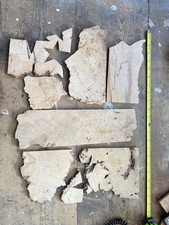 MAPLE BURL 1/4 INCH CRAFT SLICES 5B