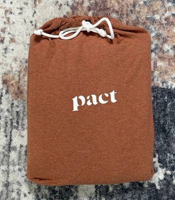 Pact Organic Favorite Jersey Heather Penny Orange 2 Pack Pillow Case Standard