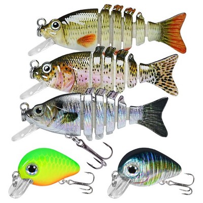Easy Catch Warrior SwimMax with BKK Hooks, Magic Noisy Wiggling and Vibrating...