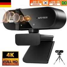 Full HD 1080P/2K/4K Webcam USB AutoFocus Webkamera mit Mikrofon für PC Laptop RF
