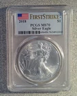 2018 BU 1 oz. .999 American Eagle PCGS MS70 (313)