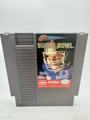 Tecmo Super Bowl (Nintendo NES, 1991) Cart Only, Excellent Condition