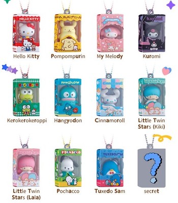 Bandai Sanrio Characters Choco Box Figure Package Collection Full Set Of 12