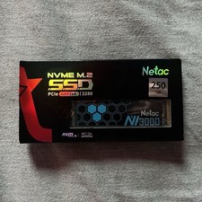 Netac NV3000 NVMe M.2 PCIe Gen3x4 250GB 2280 Internal SSD Black