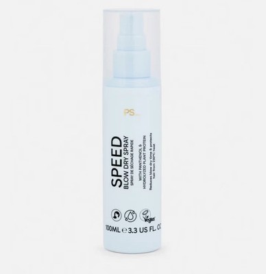 Primark PS Speed Blow Dry Spray Panthenol + Pflanzenprotein Trockenzeit reduzieren 100 ml