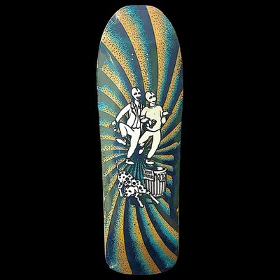 The New Deal Steve Douglas Skateboard Deck 90s Style Shaped Deck