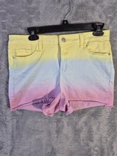   Judy Blue Dip Tie Dye Cut Off High Waist Shorts Size Large