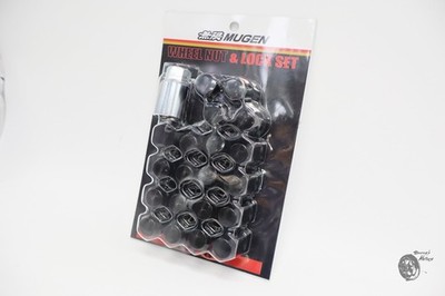 Honda Civic Type R FD2 MUGEN OEM Wheel Nut & Lock Set Black