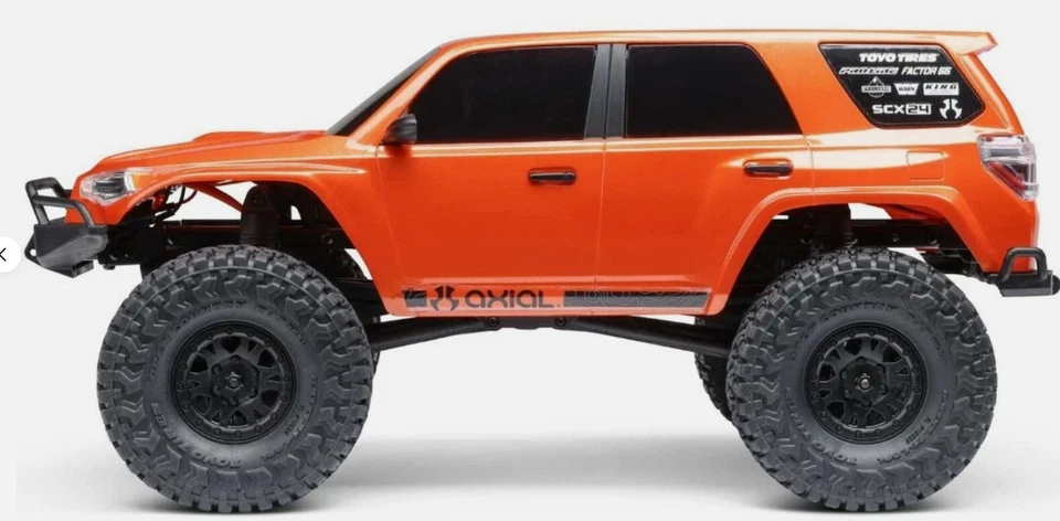 Axial 1/24 SCX24 Toyota 4Runner Orange 4X4 RTR Brushed Rock Crawler - Image 2 of 2