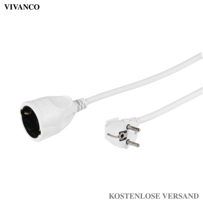 VIVANCO hochwertiges Indoor Verlängerungskabel kompatibel mit allen