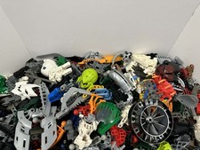 1kg job lot bundle of Bionicle/ Hero factory Parts including Masks  bag 6