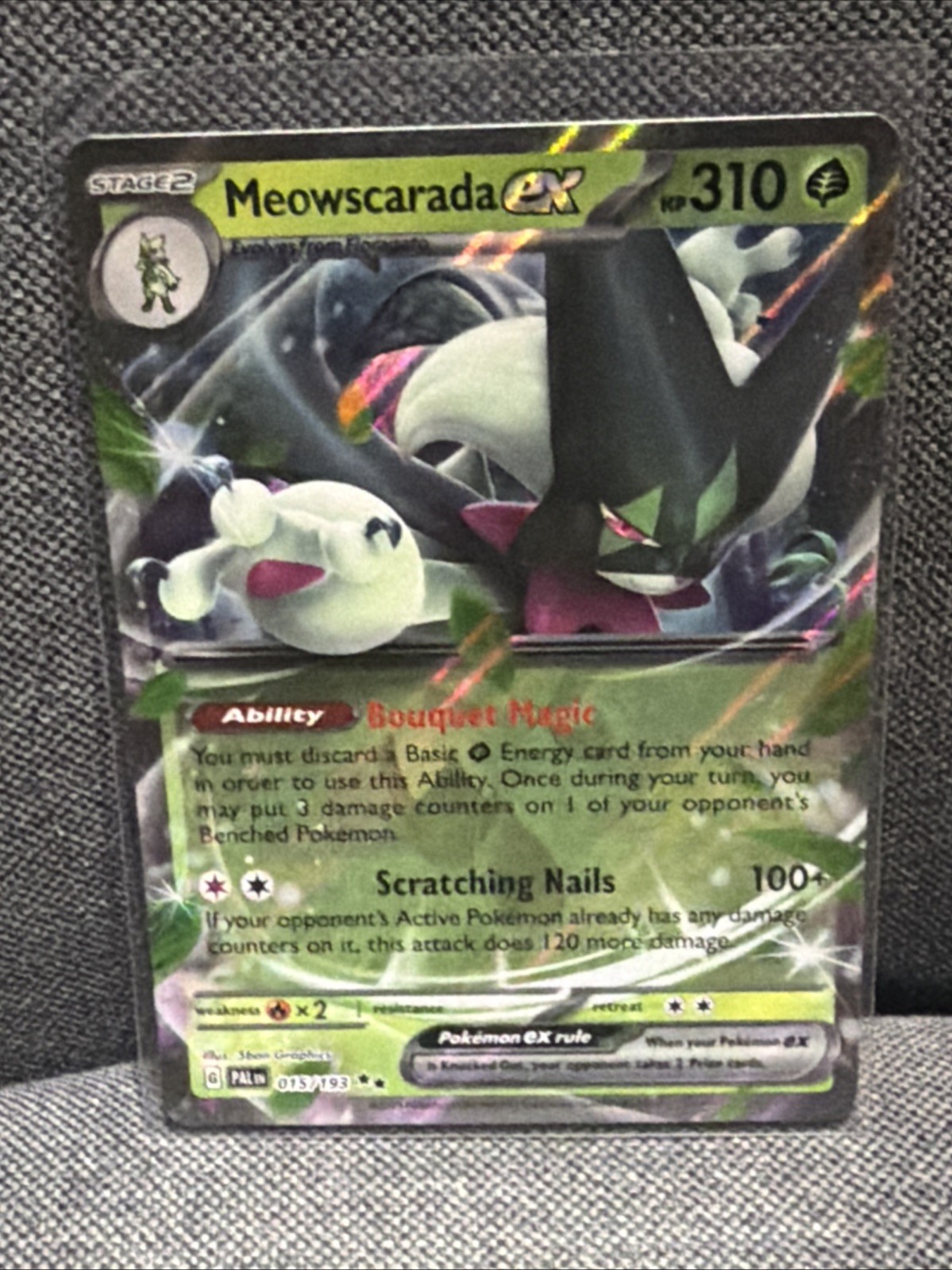 Meowscarada ex 015/193 Sv02: Paldea Evolved Holo