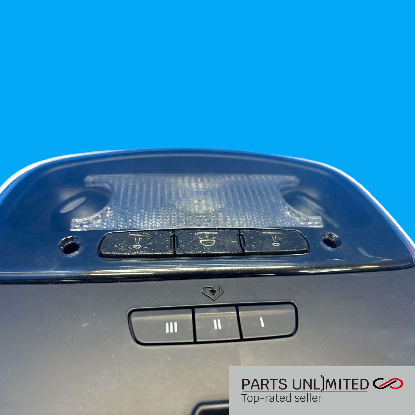 14-17 Maserati Ghibli M157 OEM Front Overhead map dome interior light lamp Gray