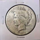 1923 S 90% Silver Peace Dollar -.7734 Ounce Silver