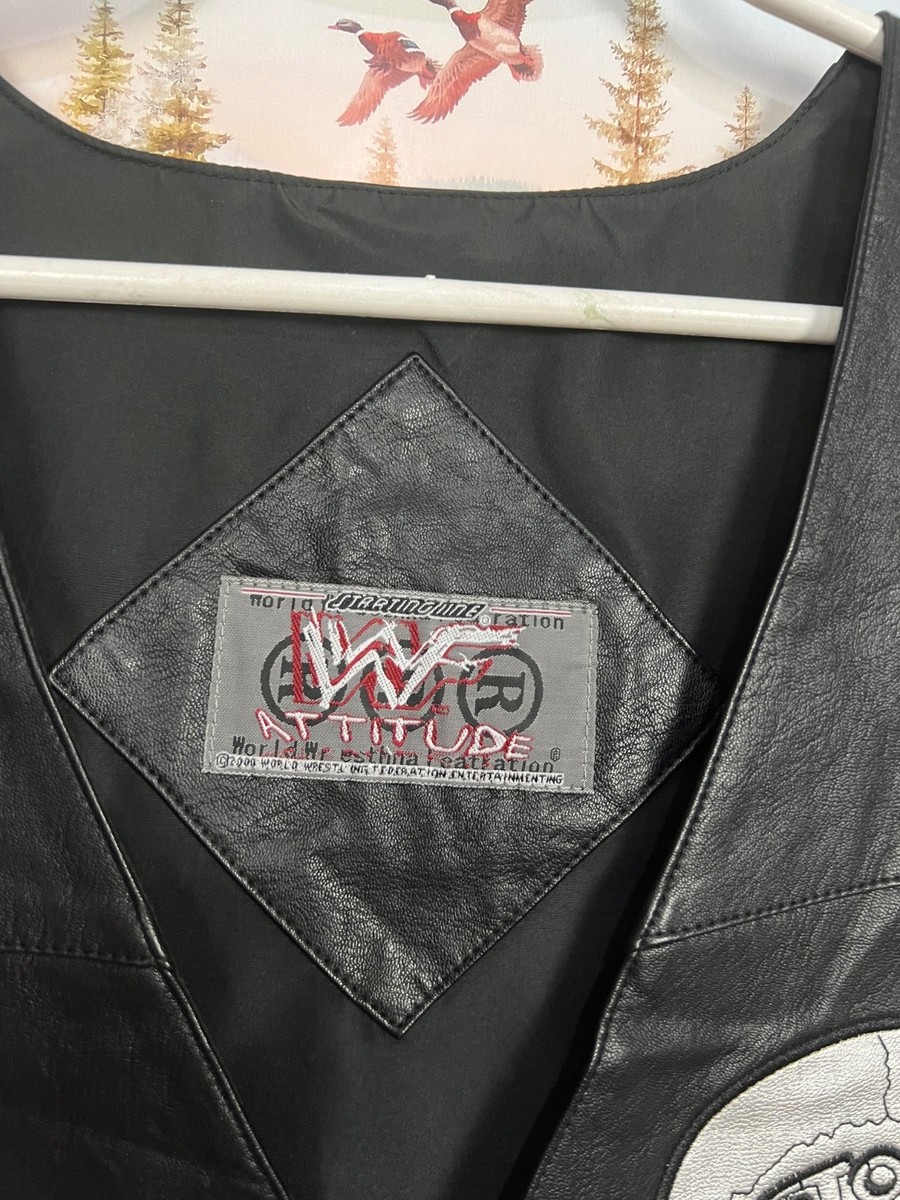 Vintage Stone Cold Steve Austin Vest Original WWF WCW Jacket Over