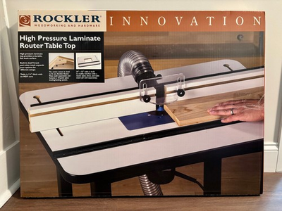 #ad NIB Rockler High Pressure Laminate Router Table Top 24x32 MDF T Track $95.00