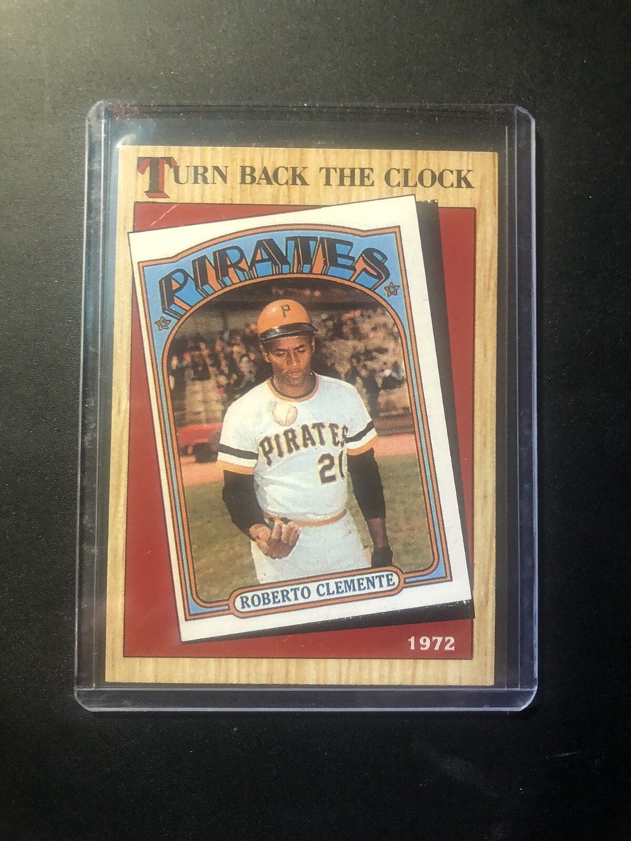 1987 Topps #313 Roberto CLEMENTE Turn Back the Clock 15 years 1972