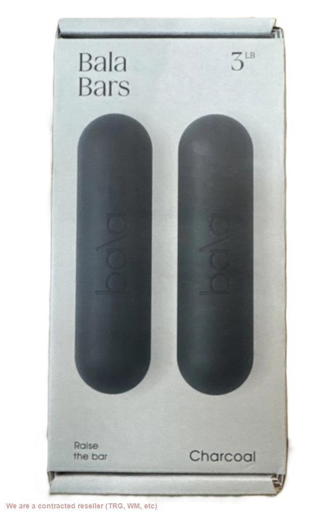 Набор ручных гирь Bala Bars, 2 шт. — уголь, 3 фунта