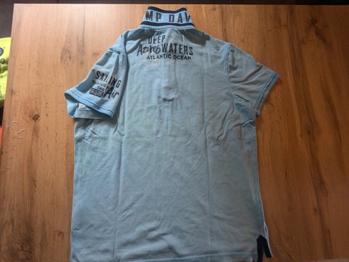 CAMP DAVID Polo Shirt Gr. M Hellblau wie NEU bekannt v. 🔉DSDS Dieter Bohlen 🏆 - Bild 3 von 3
