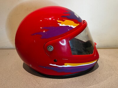 2002 lazer snowmobile helmet Vintage Lazer Ski-Doo Snowmobile Helmet Red Large 7-1/4 - 7-3/8 M90 1995