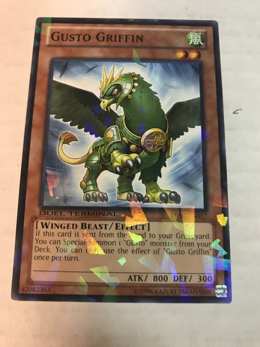 3 X YU-GI-OH GUSTO GRIFFIN DUEL TERMINAL COMMON MINT DT07-EN017