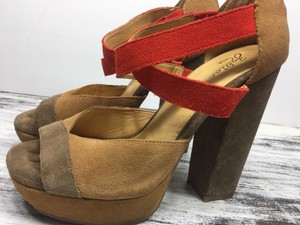 Schoenen Sandalen Coffee Platform Zodiac Suède Oranje Hippie M Bruin Boho Hakken 9 qxxzHwUX